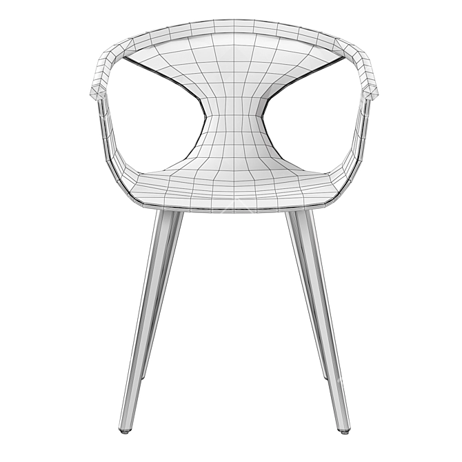 Modern Fox 3727 Armchair 3D model image 5