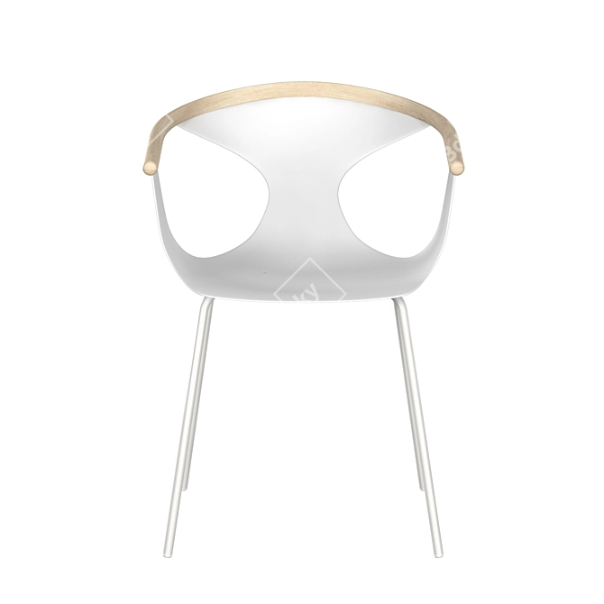 Pedrali Fox 3726: Stylish Armchair 3D model image 2