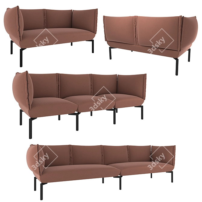 Sancal CLICK | Soft Armrest Sofa 3D model image 1