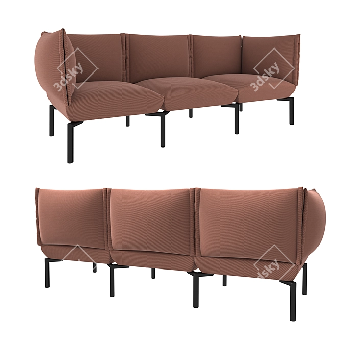 Sancal CLICK | Soft Armrest Sofa 3D model image 3