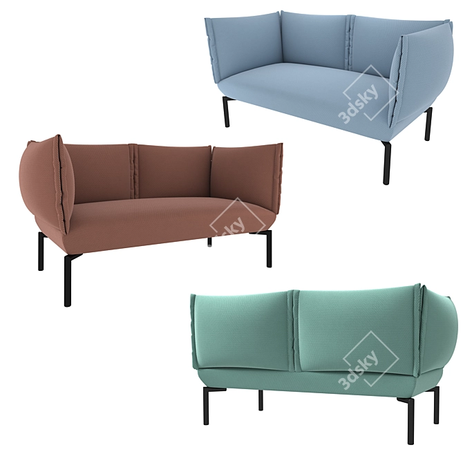 Sancal CLICK | Soft Armrest Sofa 3D model image 4