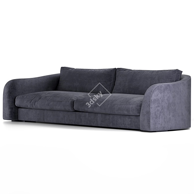 Modern Luxury Simon Sofa by Ulivi 3D model image 3