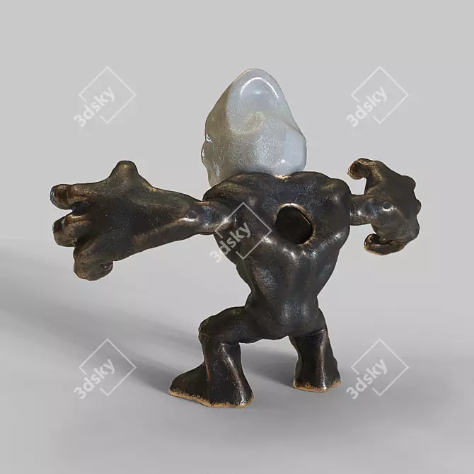 Mystic Hollow Figurine 3D model image 2