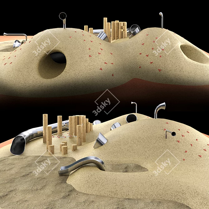 KidsPlayground Conceptual Model 3D model image 3