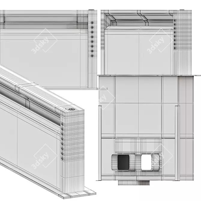 Gaggenau Vario 400 AL 400 191 Hood 3D model image 5