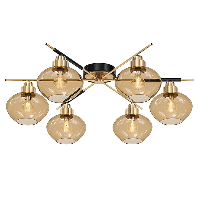 Yoshi 4405/6C Lumion Ceiling Chandelier 3D model image 1