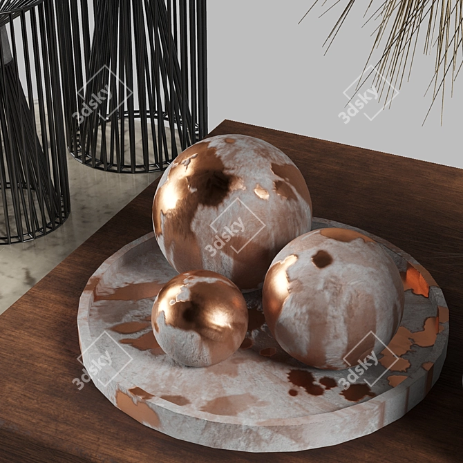 Modern Decor Set 3D model image 4