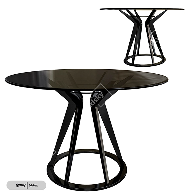Elegant MITOS Table by Nube 3D model image 4