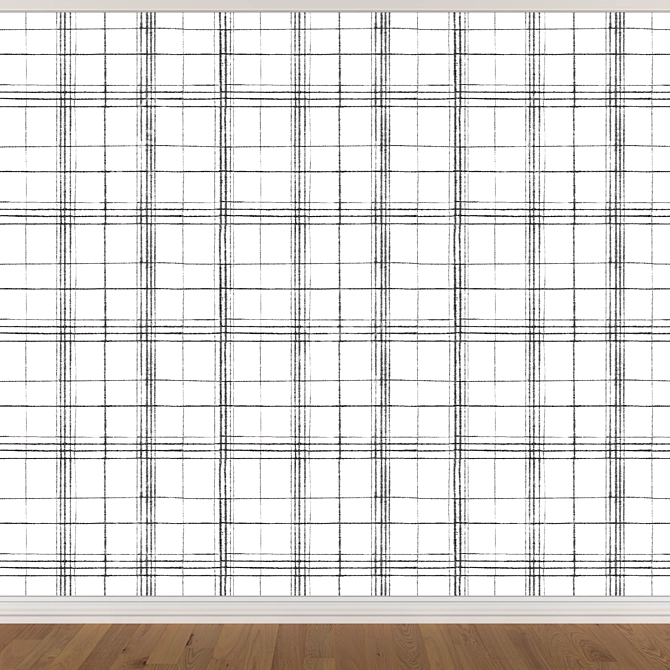 Seamless Wallpaper Set - 3 Color Options 3D model image 2