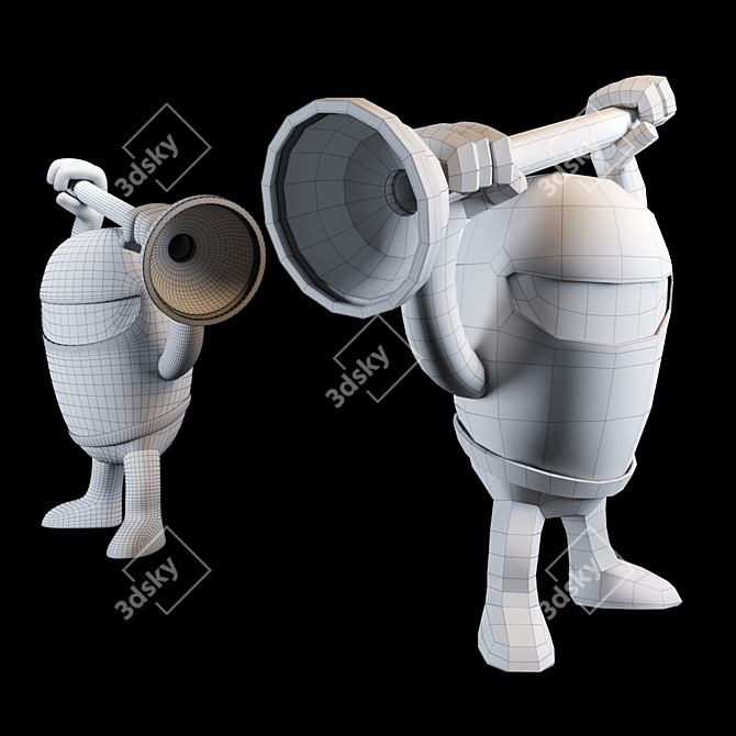 Funko Toilet Ninjas - Paka Paka 3D model image 4
