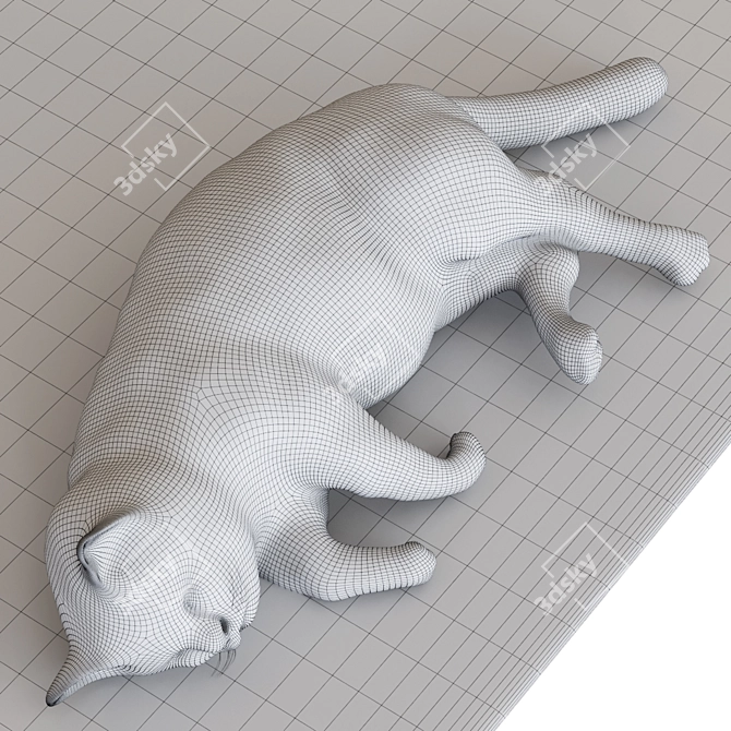 3D Cat Model - Static 3D model image 5