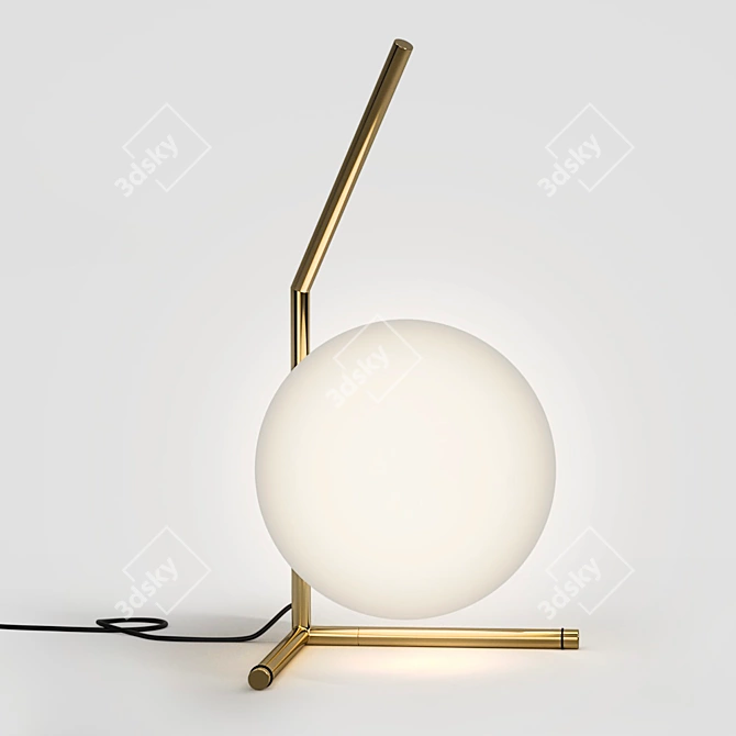 Stem Tab Designer Table Lamp 3D model image 3