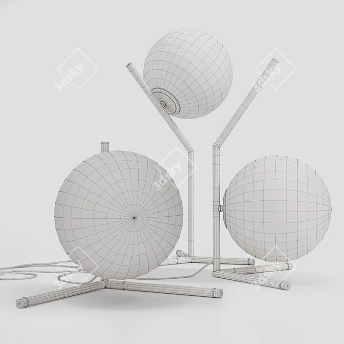 Stem Tab Designer Table Lamp 3D model image 5