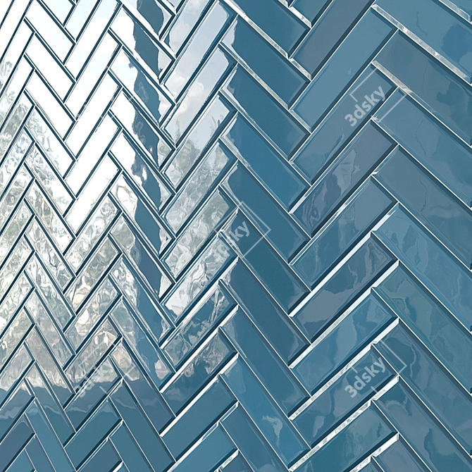 V&A Metro Gloss Wall Tiles 3D model image 3