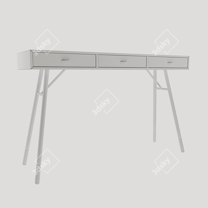 Modern Cupertino Design Console 3D model image 3