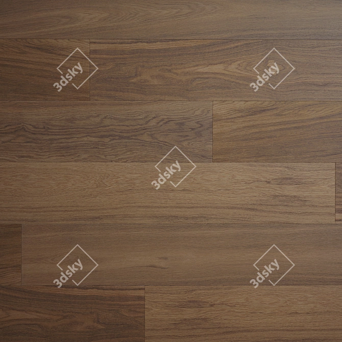 Zanzibar Oak Flooring: High Quality, Tiled Design 3D model image 3
