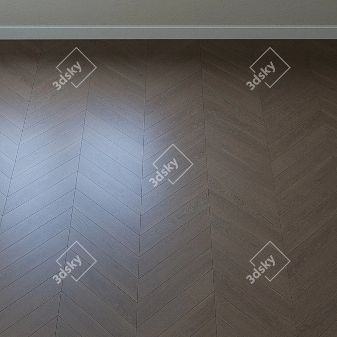 Upofloor Oak Parquet Board 3D model image 3