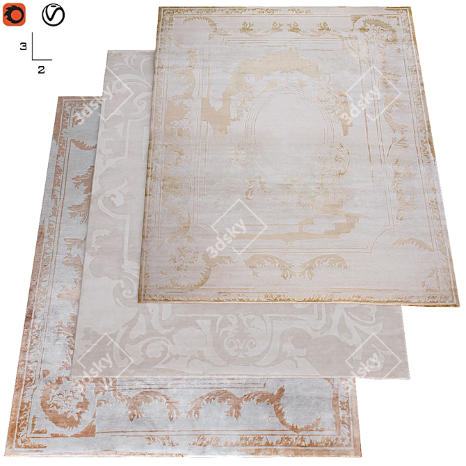 Archived Carpet Collection 3D model image 1