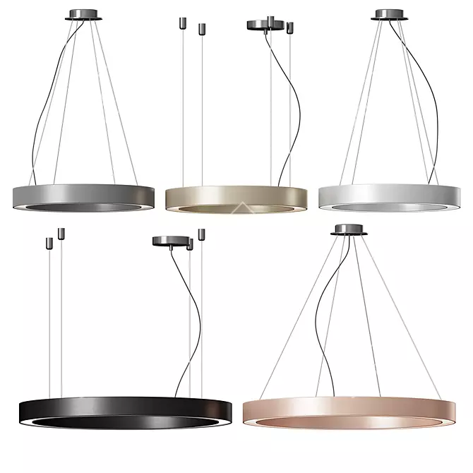 Elegant Lightnet Ringo Star Pendant 3D model image 2