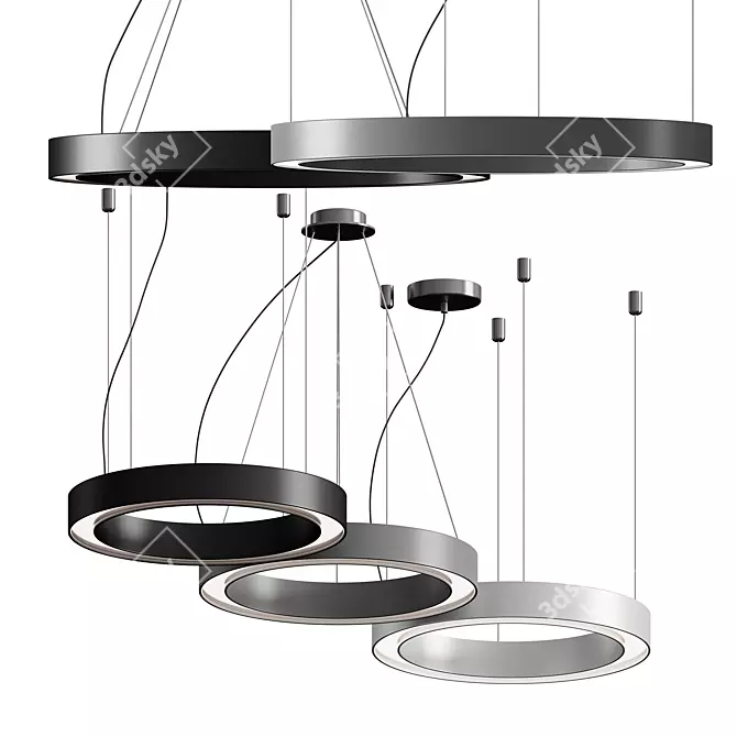 Elegant Lightnet Ringo Star Pendant 3D model image 3