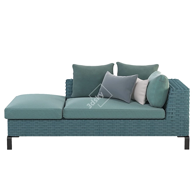 Italian Outdoor Elegance: Ray Sofa 3D model image 6