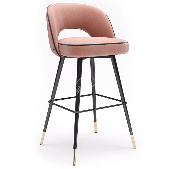 Elegance meets functionality: Eichholtz Cliff Bar Stool 3D model image 1