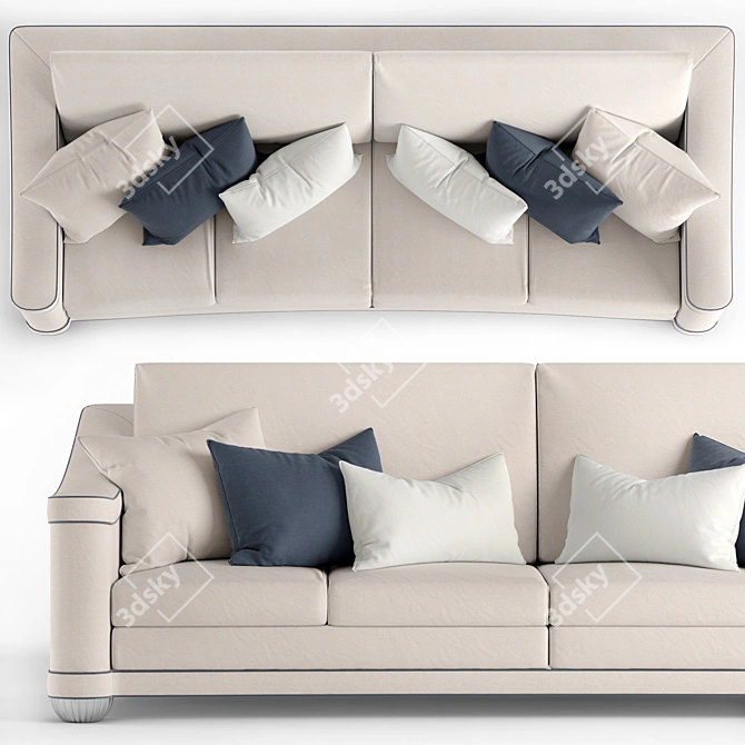 Valderamobili BERILLO Sofa 3D model image 3