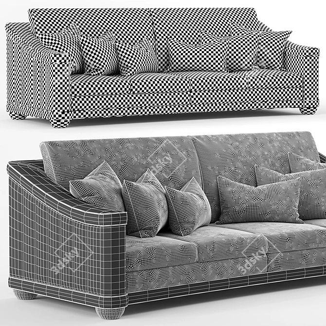 Valderamobili BERILLO Sofa 3D model image 4