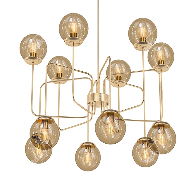 Contemporary Pedret 2020 Chandelier 3D model image 1