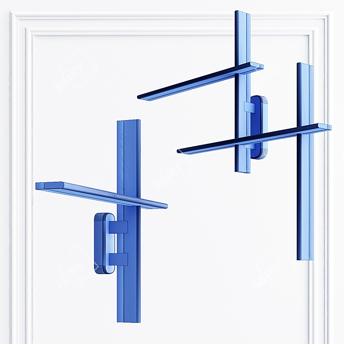 Modern Italian BASONI Wall Light 3D model image 3