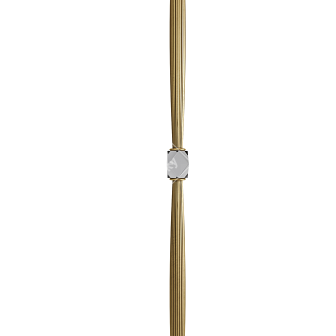 Vintage-inspired Barnes Floor Lamp 3D model image 4