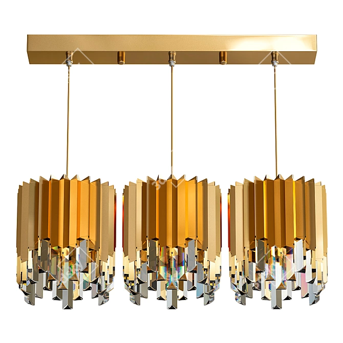 Elegant FSS E14 Base Lamp 3D model image 1
