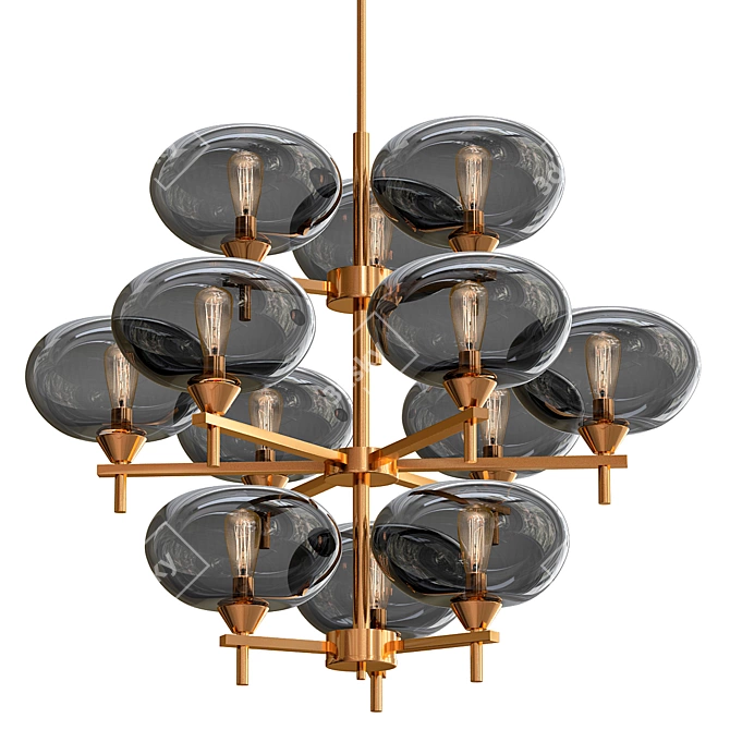 Elegant iLamp Rivoli Pendant 3D model image 1