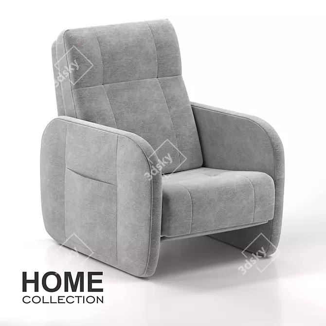 Parker 83 Triumph Gray Recliner 3D model image 1