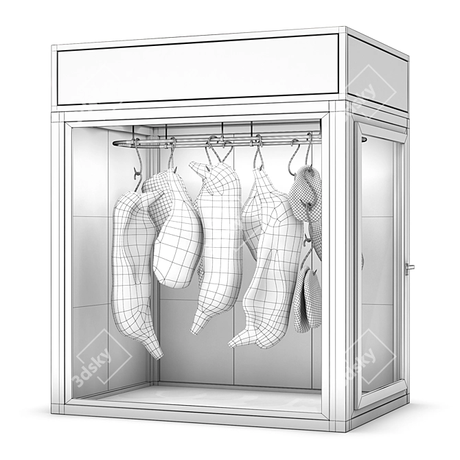 Onyx Meat Freezer | 3166x2750x1885mm 3D model image 2