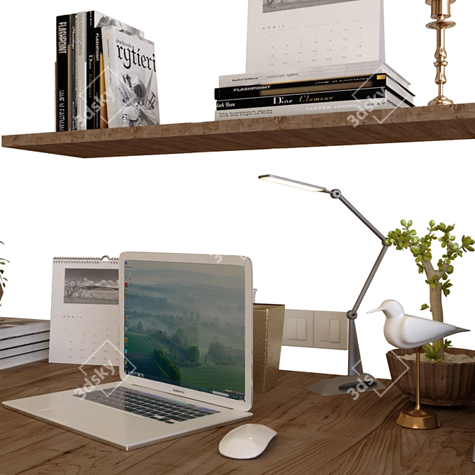 Versatile Workstation Set 3D model image 3