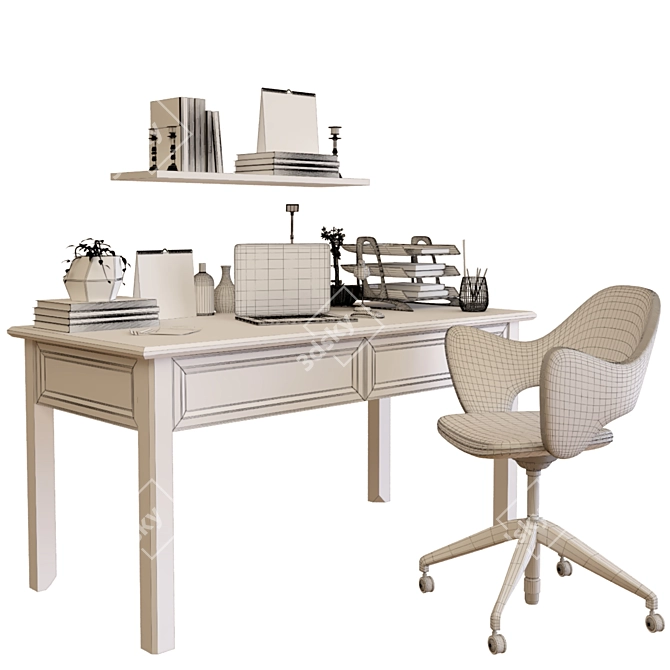 Versatile Workstation Set 3D model image 5