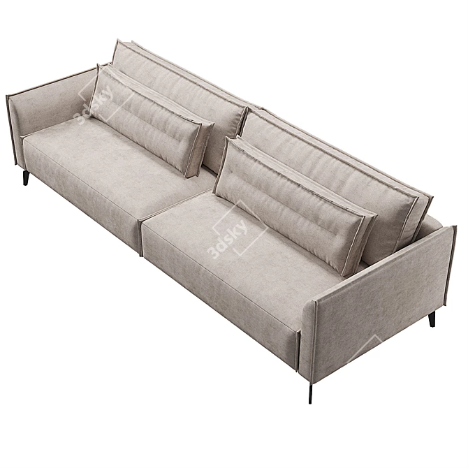 Crete KAZA Sofa - Modern and Stylish 3D model image 2