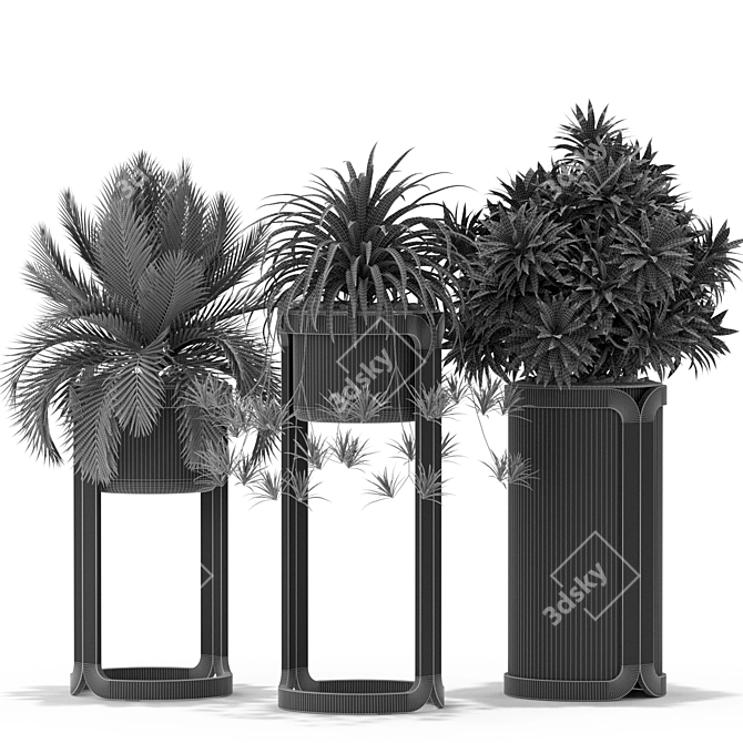 Green Oasis: Botanical Collection 372 3D model image 5