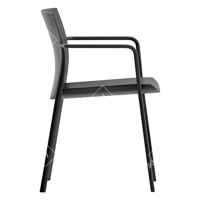 Kastel Klia: Stylish and Compact 570х540х800 мм 3D model image 3