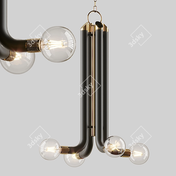 Luxe Hudson Valley Pendant Lighting 3D model image 1