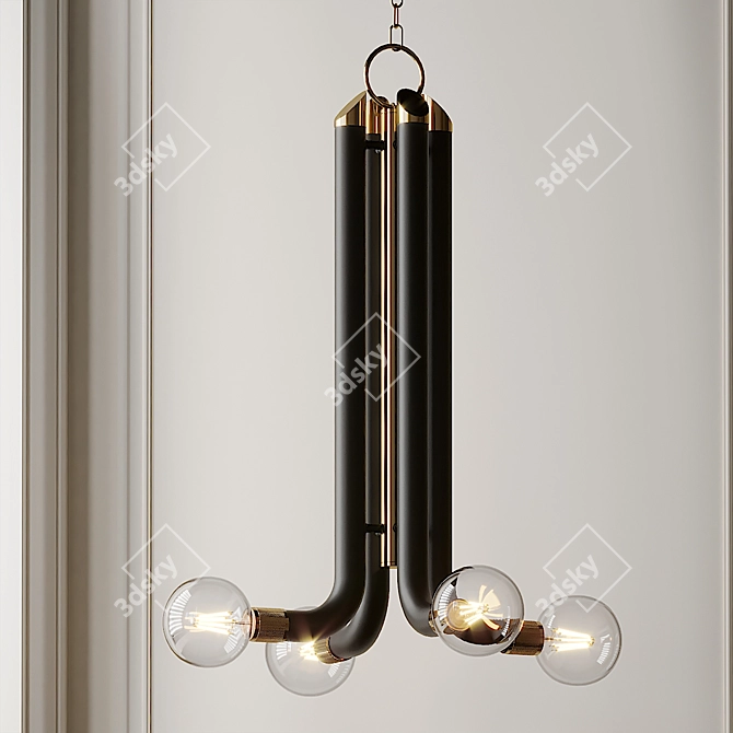 Luxe Hudson Valley Pendant Lighting 3D model image 2