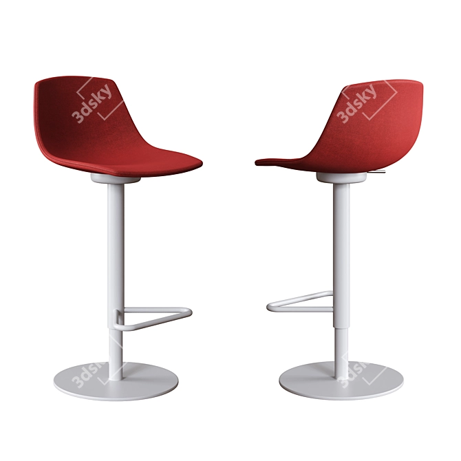 Elegant LaPalma Miunn Barstool 3D model image 5