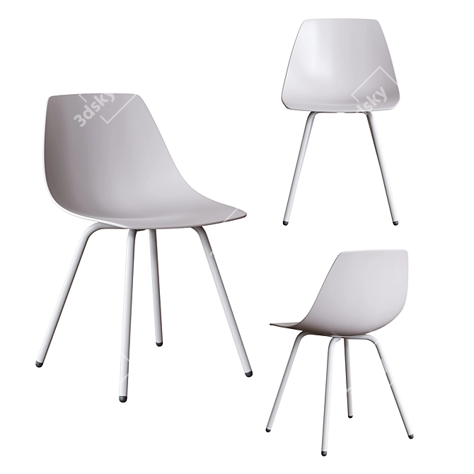 Modern LaPalma MIUNN Chair Set 3D model image 4