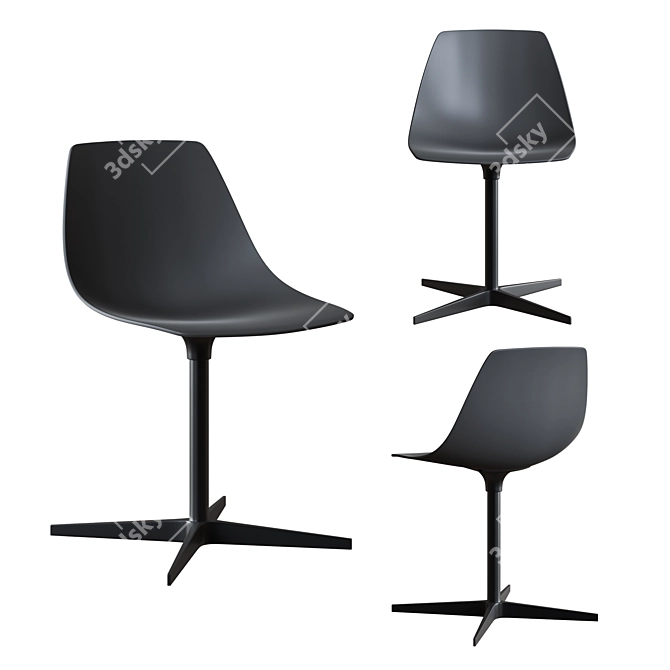 Modern LaPalma MIUNN Chair Set 3D model image 5