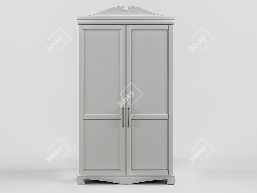 Sophie Store Eco Wardrobe: Elegant Design, Italian Hardware 3D model image 1