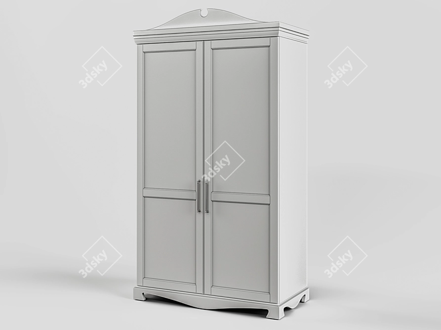 Sophie Store Eco Wardrobe: Elegant Design, Italian Hardware 3D model image 2