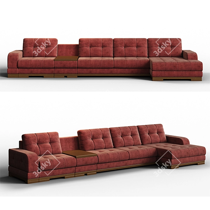 Modern Modular Sofa "Marcello 3D model image 3