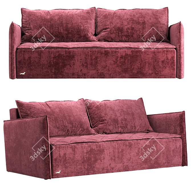 JOY Sofa: Comfortable and Stylish Transformation 3D model image 1