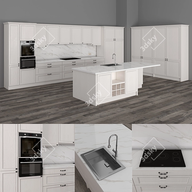 Bosch Coffee Maker Set 3D model image 4